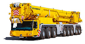 The new LTM 1650-8.1 heavy-duty crane: equipped with rope sheaves made of Lamigamid® 310 at the front of the telescopic boom and sliding elements made of Lamigamid® 319 inside the boom, Photo: Liebherr