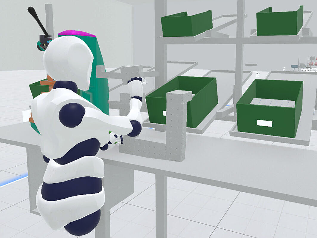 VR Software Digital Twin Production Ergonomy