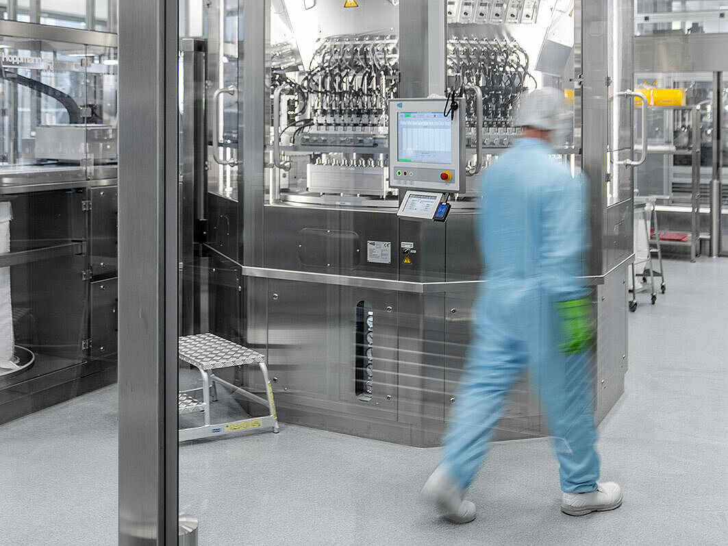 Plastic packaging produced in the cleanroom