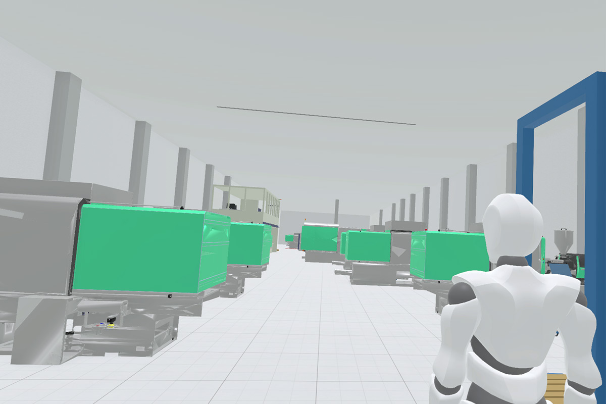 VR Software Digital Twin Cleanroom Production